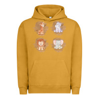 Pigment Peanut Butter Safari Baby Animal Clipart Urban Hoodie - Bettercallsaul