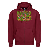 Burgundy cinco de mayo cactus Zipper Hoodie - Artiststas