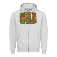 Dove Grey cinco de mayo cactus Zipper Hoodie - Artiststas