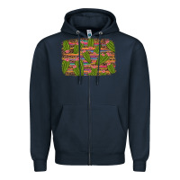 Navy cinco de mayo cactus Zipper Hoodie - Artiststas