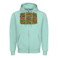 Seafoam cinco de mayo cactus Zipper Hoodie - Artiststas