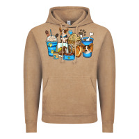 Vintage Coffee corgi coffee cups Vintage Hoodie - Zillion Design Studio