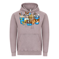 Vintage Zinc corgi coffee cups Vintage Hoodie - Zillion Design Studio