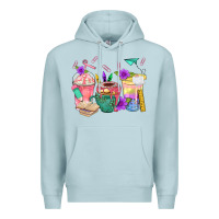 Blue Mist School Girl Coffee Cup Bbs Premium Hoodie - BundleAndBundleShop