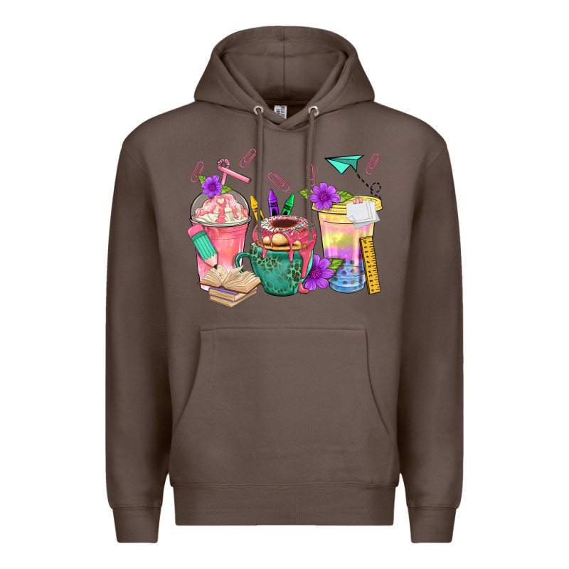 School Girl Coffee Cup Bbs Premium Hoodie by BundleAndBundleShop | Teevron