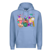 Colony Blue School Girl Coffee Cup Bbs Premium Hoodie - BundleAndBundleShop