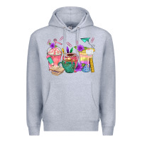 Heather Grey School Girl Coffee Cup Bbs Premium Hoodie - BundleAndBundleShop