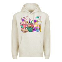 Oatmeal Heather School Girl Coffee Cup Bbs Premium Hoodie - BundleAndBundleShop