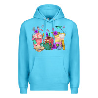 Ocean Blue School Girl Coffee Cup Bbs Premium Hoodie - BundleAndBundleShop