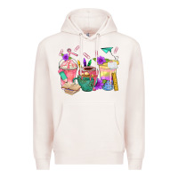 Pale Pink School Girl Coffee Cup Bbs Premium Hoodie - BundleAndBundleShop