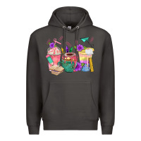 Smoke School Girl Coffee Cup Bbs Premium Hoodie - BundleAndBundleShop