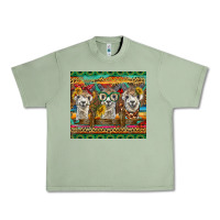 Oil Green alpacas Urban Heavy Tee - BarkalooDesign
