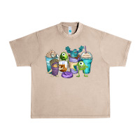 French Oak cartoon characters coffee cups Urban Heavy Tee - Zillion Design Studio