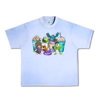Grape Ice cartoon characters coffee cups Urban Heavy Tee - Zillion Design Studio