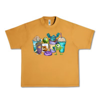 Peanut Butter cartoon characters coffee cups Urban Heavy Tee - Zillion Design Studio