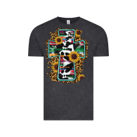 Vintage Black western cross Vintage Tee - RanaPortraitStore