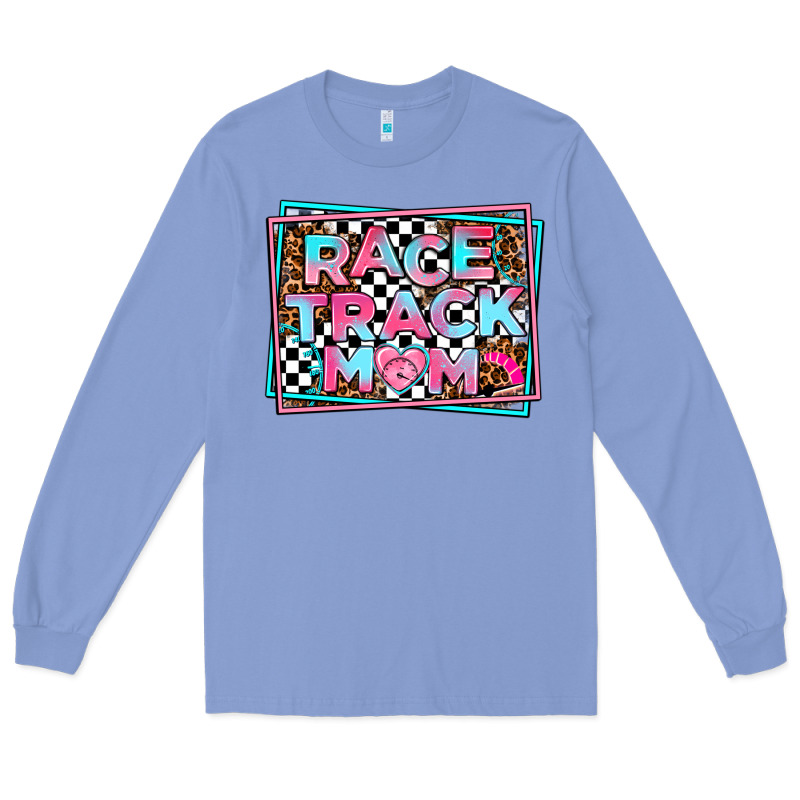 Race Track Mom Long Sleeve Tee by AdoDesignShop | Teevron