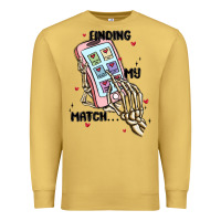 Antique Gold finding my match Premium Sweatshirt - MaliasSmallBusiness