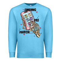 Ocean Blue finding my match Premium Sweatshirt - MaliasSmallBusiness