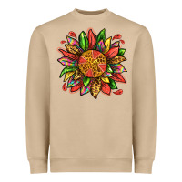 Watermelon Sunflower Heavyweight Sweatshirt | Teevron