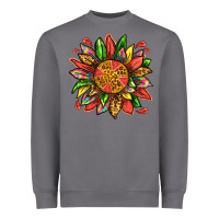 Storm watermelon sunflower Heavyweight Sweatshirt - texasbilliewilder
