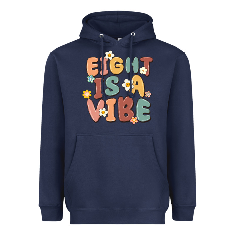 Eight Is A Vibe Heavyweight Hoodie by MaliasSmallBusiness | Teevron