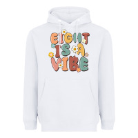 White eight is a vibe Heavyweight Hoodie - MaliasSmallBusiness