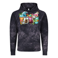 Cloud Black skeleton summer coffee cups Vintage Hoodie - Zillion Design Studio