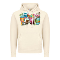 Vintage Artic skeleton summer coffee cups Vintage Hoodie - Zillion Design Studio