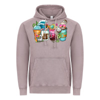 Vintage Zinc skeleton summer coffee cups Vintage Hoodie - Zillion Design Studio