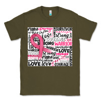 Army Green breast cancer ribbon Classic Tee - JahusDesignShop