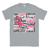 Heather Grey breast cancer ribbon Classic Tee - JahusDesignShop