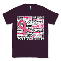 Plum breast cancer ribbon Classic Tee - JahusDesignShop