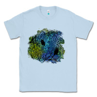 Dusty Blue halloween patch  3 Classic Tee - BundleAndBundleShop