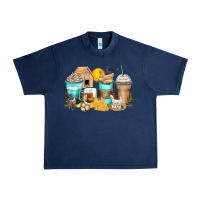 Navy chicken coffee cups Urban Heavy Tee - Zillion Design Studio