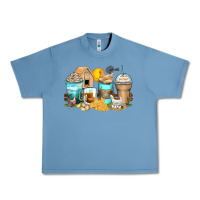 Pebble Blue chicken coffee cups Urban Heavy Tee - Zillion Design Studio