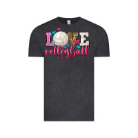 Vintage Black love volleyball Vintage Tee - Zillion Design Studio