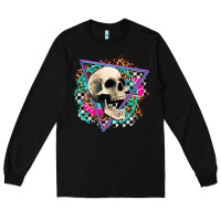Black race skull Long Sleeve Tee - AdoDesignShop