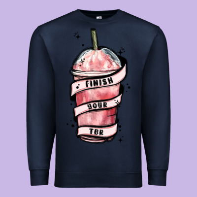 Finish Your Tbr Premium Sweatshirt Designed By Maliassmallbusiness