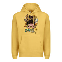 Antique Gold Western Messy Bun Boss Lady With Money Premium Hoodie - BundleAndBundleShop
