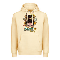 Pina Colada Western Messy Bun Boss Lady With Money Premium Hoodie - BundleAndBundleShop