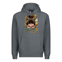 Rock Western Messy Bun Boss Lady With Money Premium Hoodie - BundleAndBundleShop