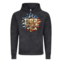 Vintage Black usa sunflower billie wilder Vintage Hoodie - texasbilliewilder