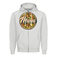 Dove Grey mama   camouflage Zipper Hoodie - JahusDesignShop