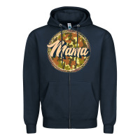 Navy mama   camouflage Zipper Hoodie - JahusDesignShop