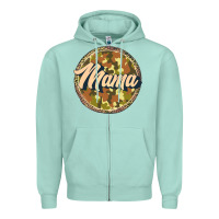 Seafoam mama   camouflage Zipper Hoodie - JahusDesignShop