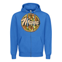 True Royal mama   camouflage Zipper Hoodie - JahusDesignShop