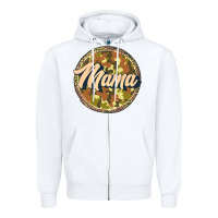 White mama   camouflage Zipper Hoodie - JahusDesignShop