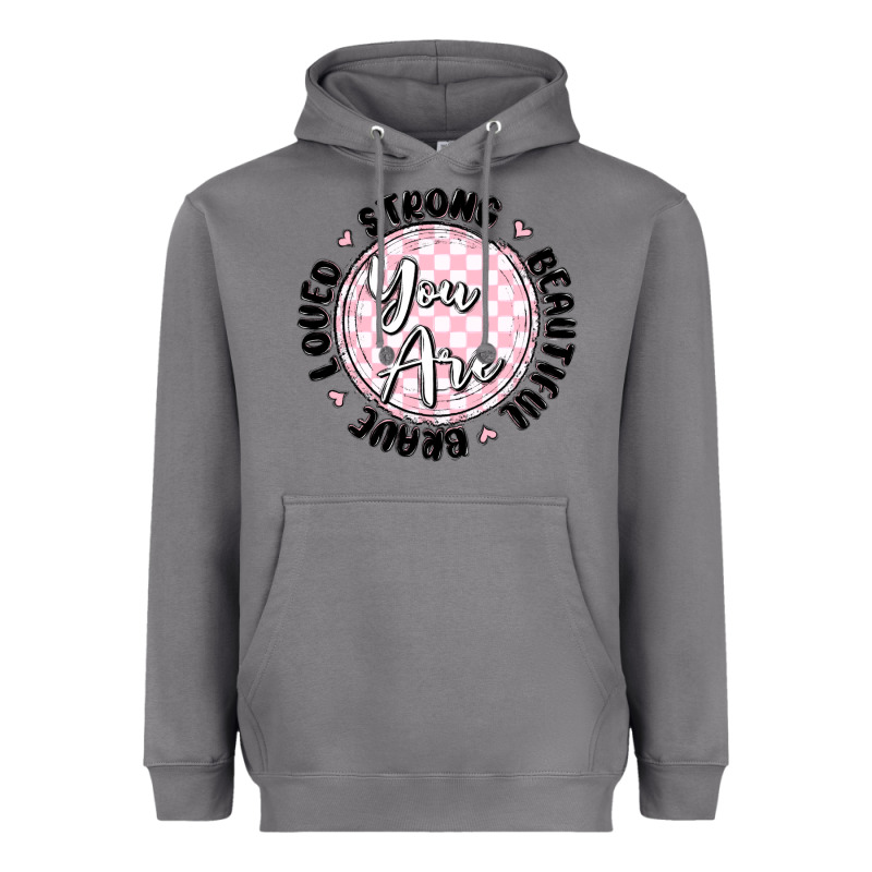You Are Strong Heavyweight Hoodie by MaliasSmallBusiness | Teevron