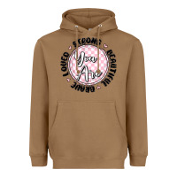 Toasted Coconut you are strong Heavyweight Hoodie - MaliasSmallBusiness
